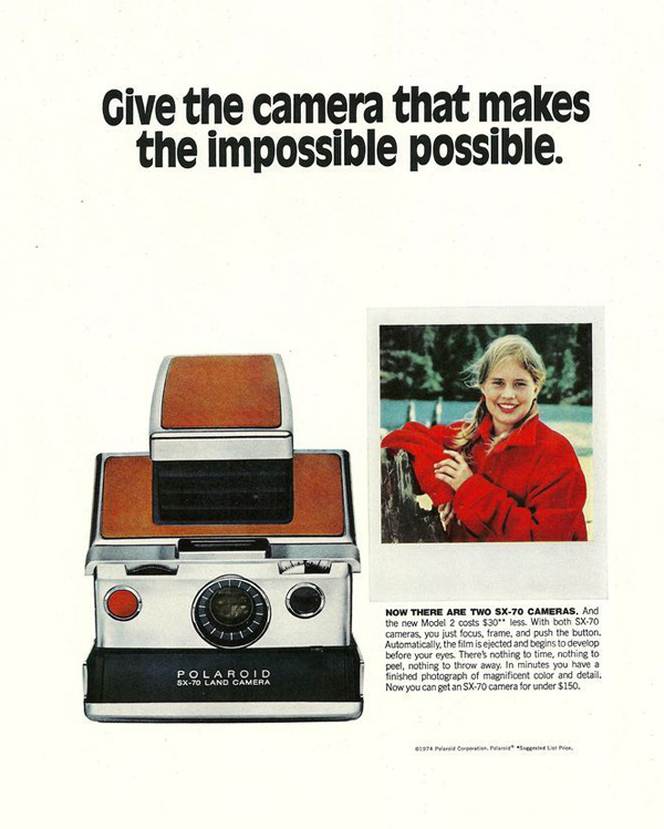 La cámara Polaroid